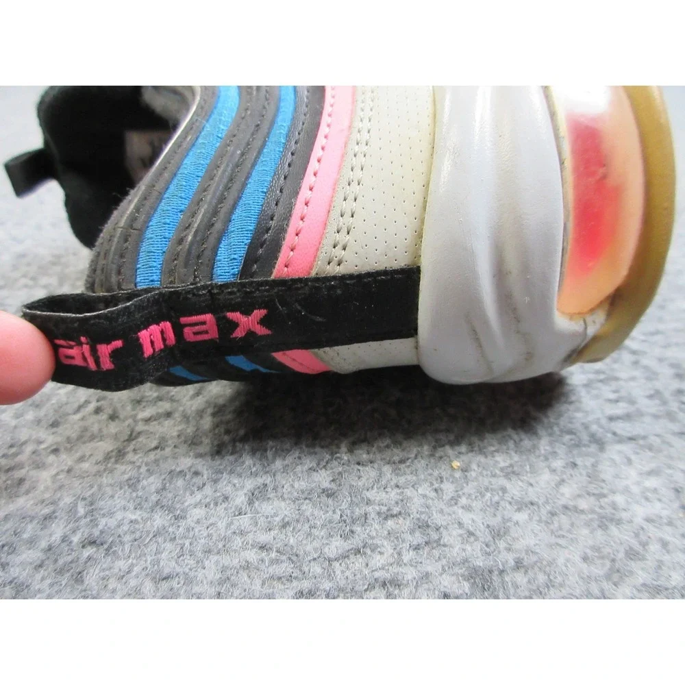 Nike Air‎ Max 97 Shoes Womens Size 8.5 Blue Pink 921522-012 Running Sneakers 7Y